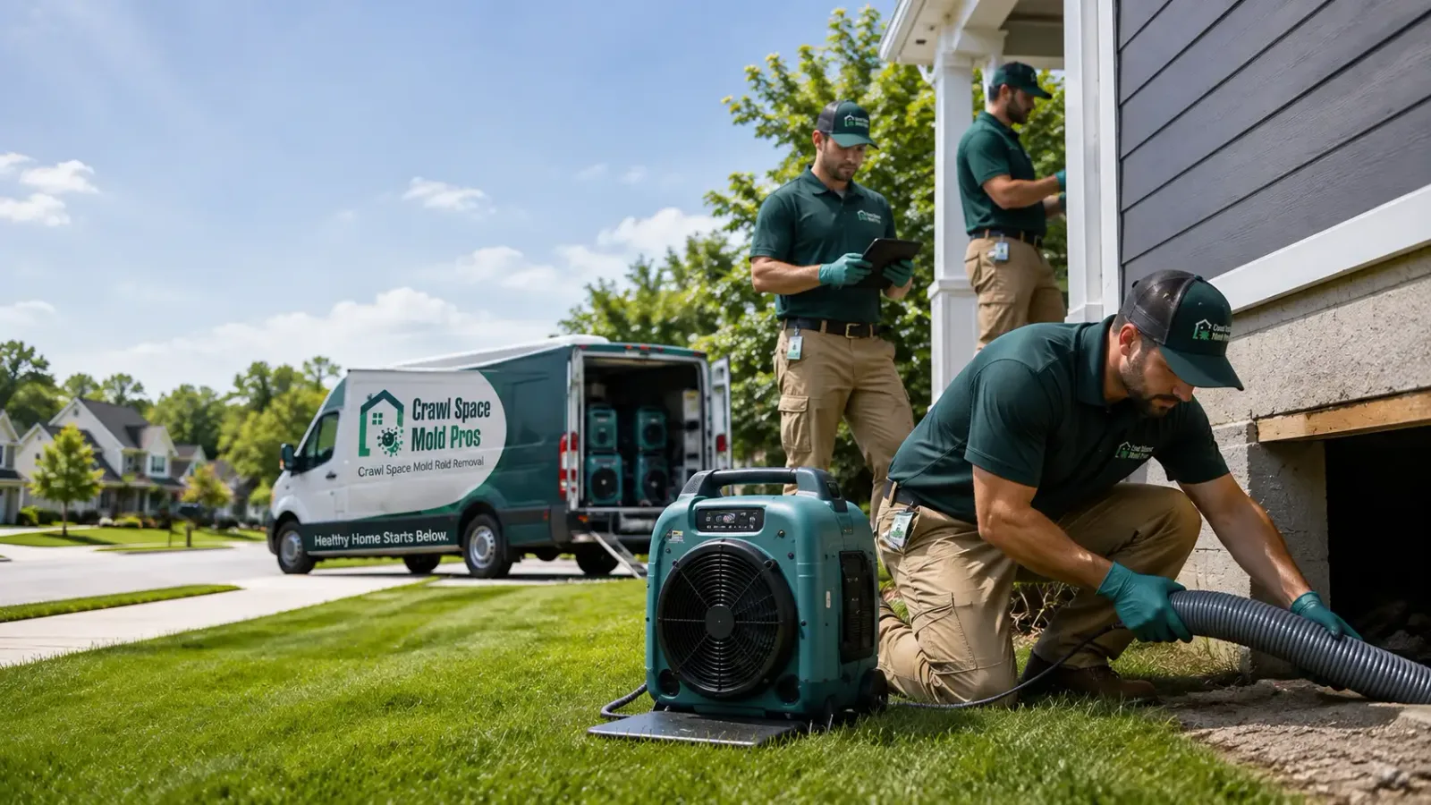 Crawl Space Mold Removal in Hospers, IA